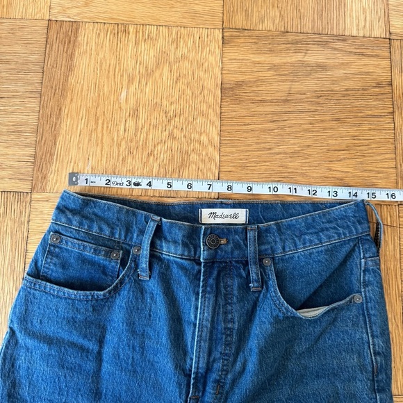 Madewell The Perfect Vintage Jean 28 Denim Blue Zip Button Fly - Picture 2 of 10
